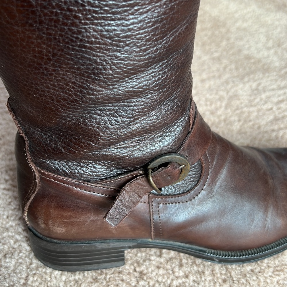 Aldo Brown Textured “Prettner” Riding Boot - Picture 7 of 14